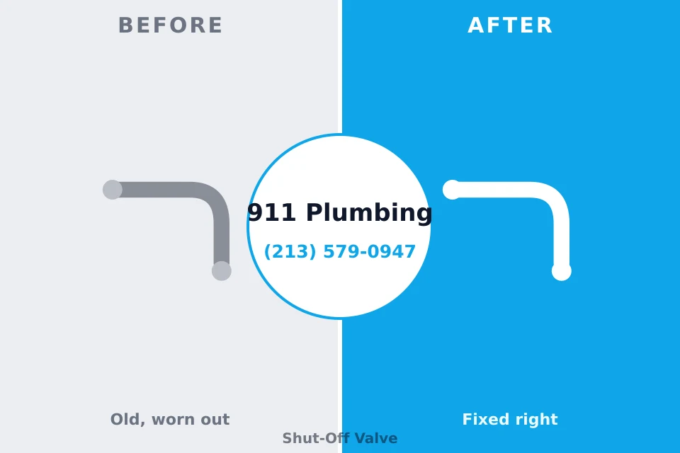 Before and after: plumbing repair Kennesaw State University, GA